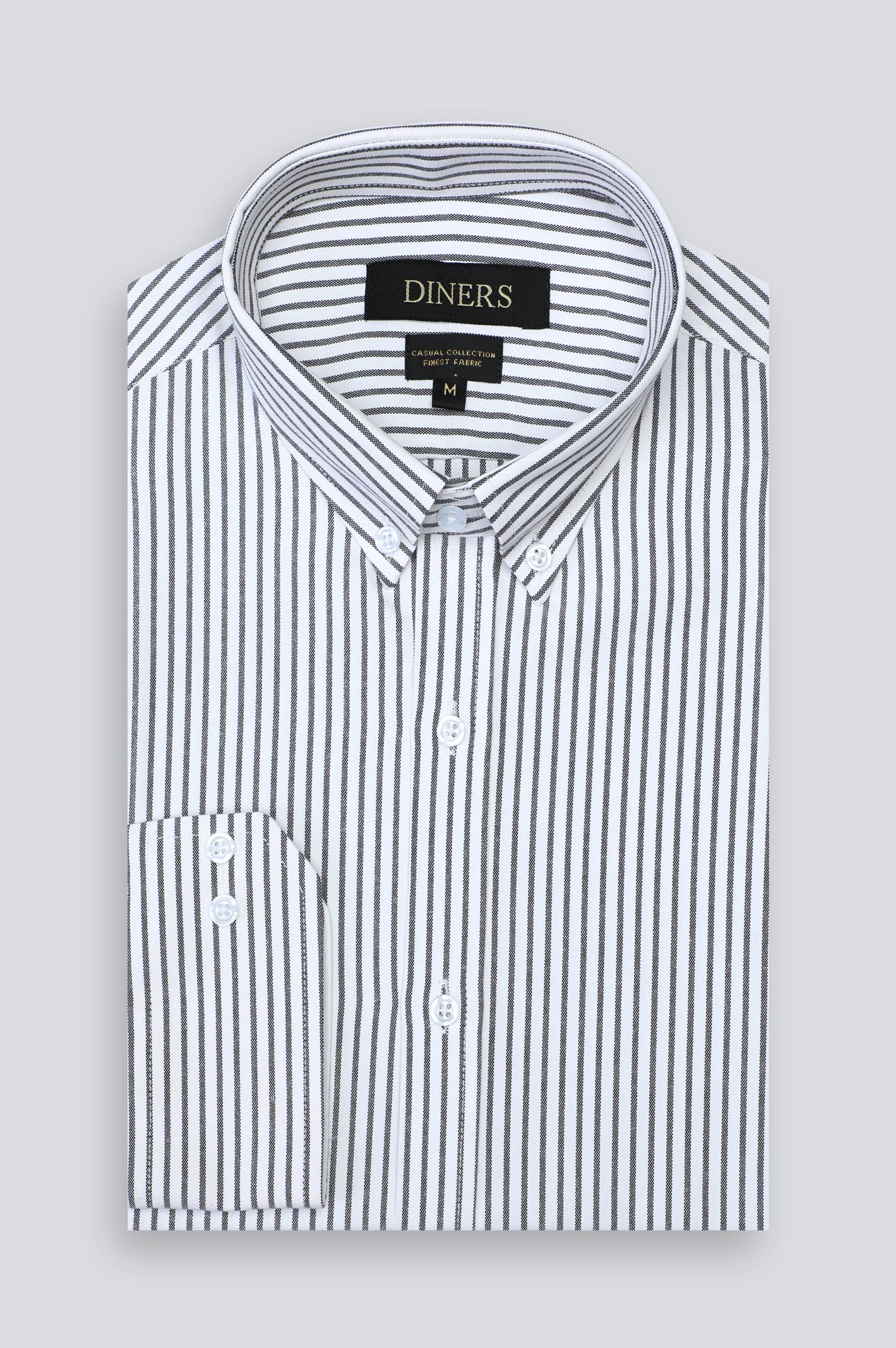 White Bengal Stripe Casual Shirt