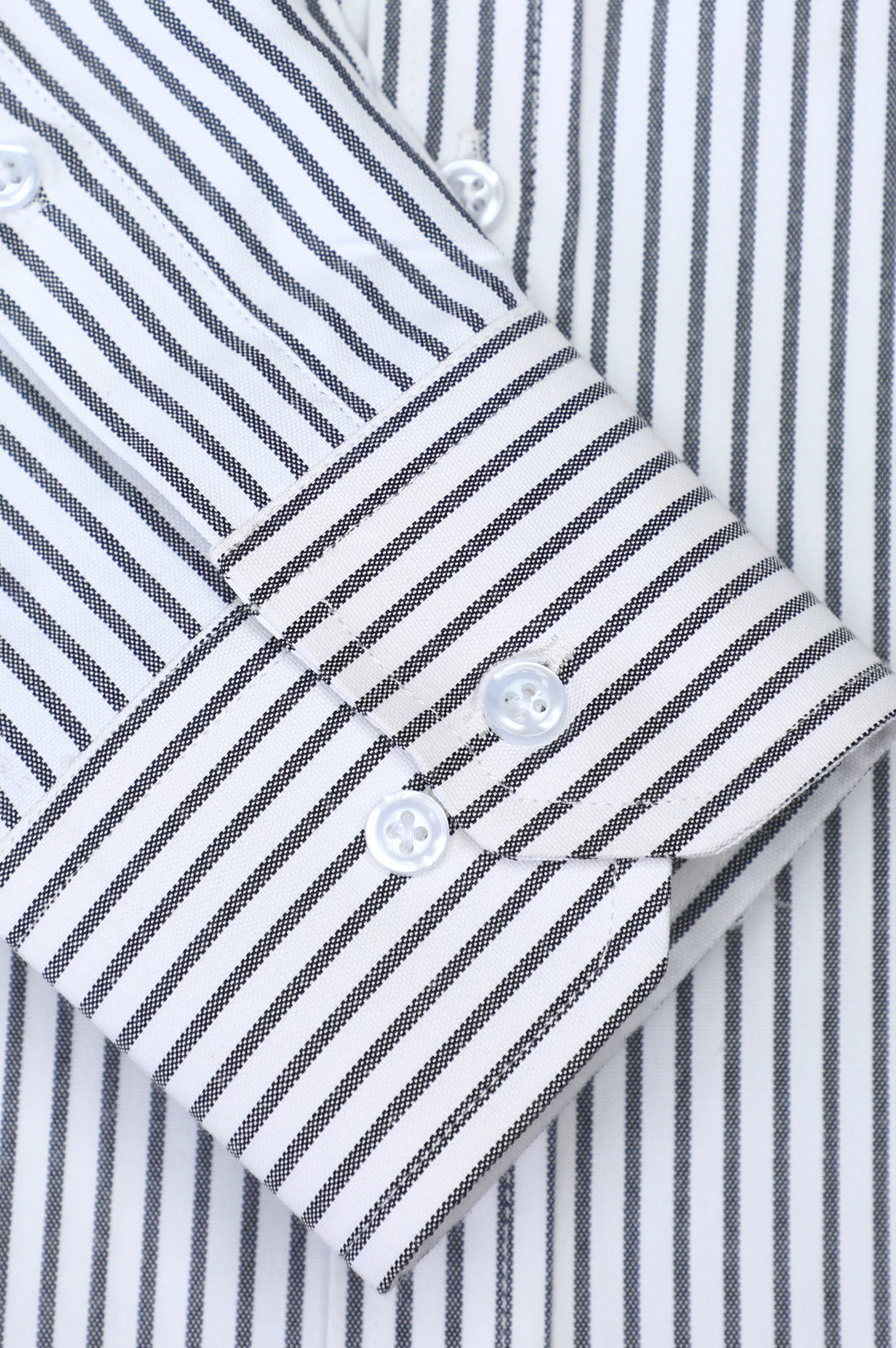 White Bengal Stripe Casual Shirt