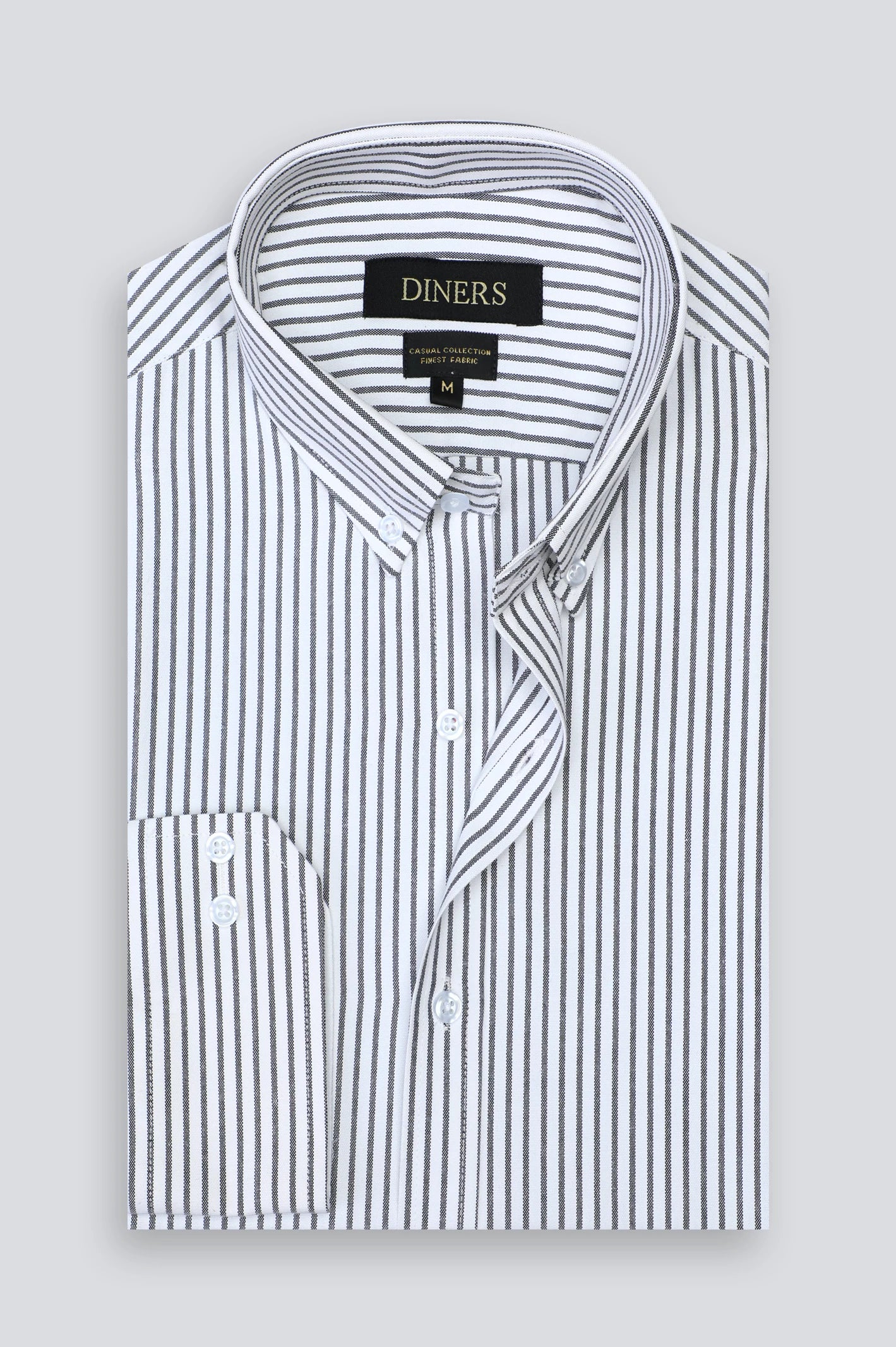 White Bengal Stripe Casual Shirt