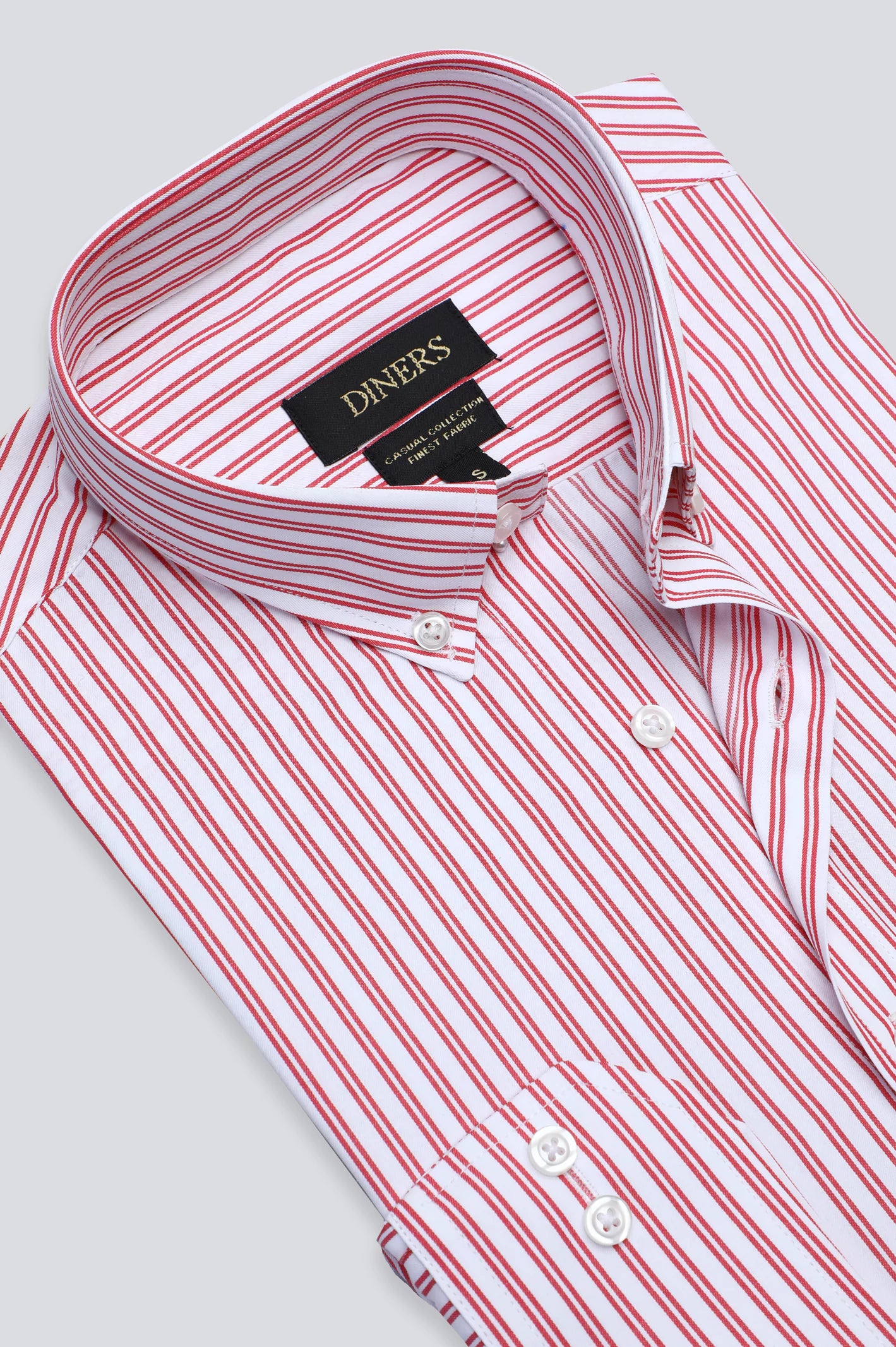 Red Stripe Casual Shirt