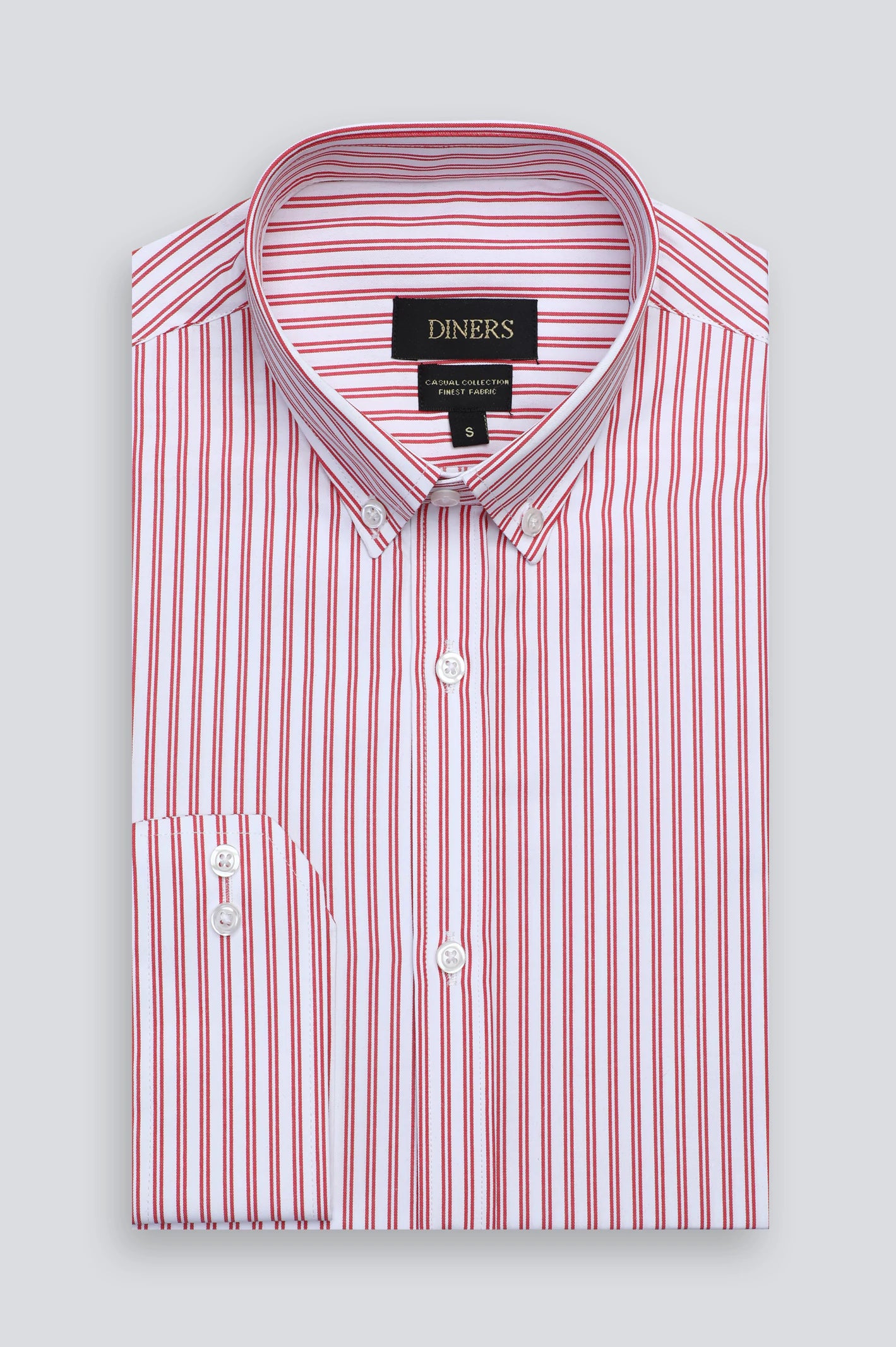 Red Stripe Casual Shirt