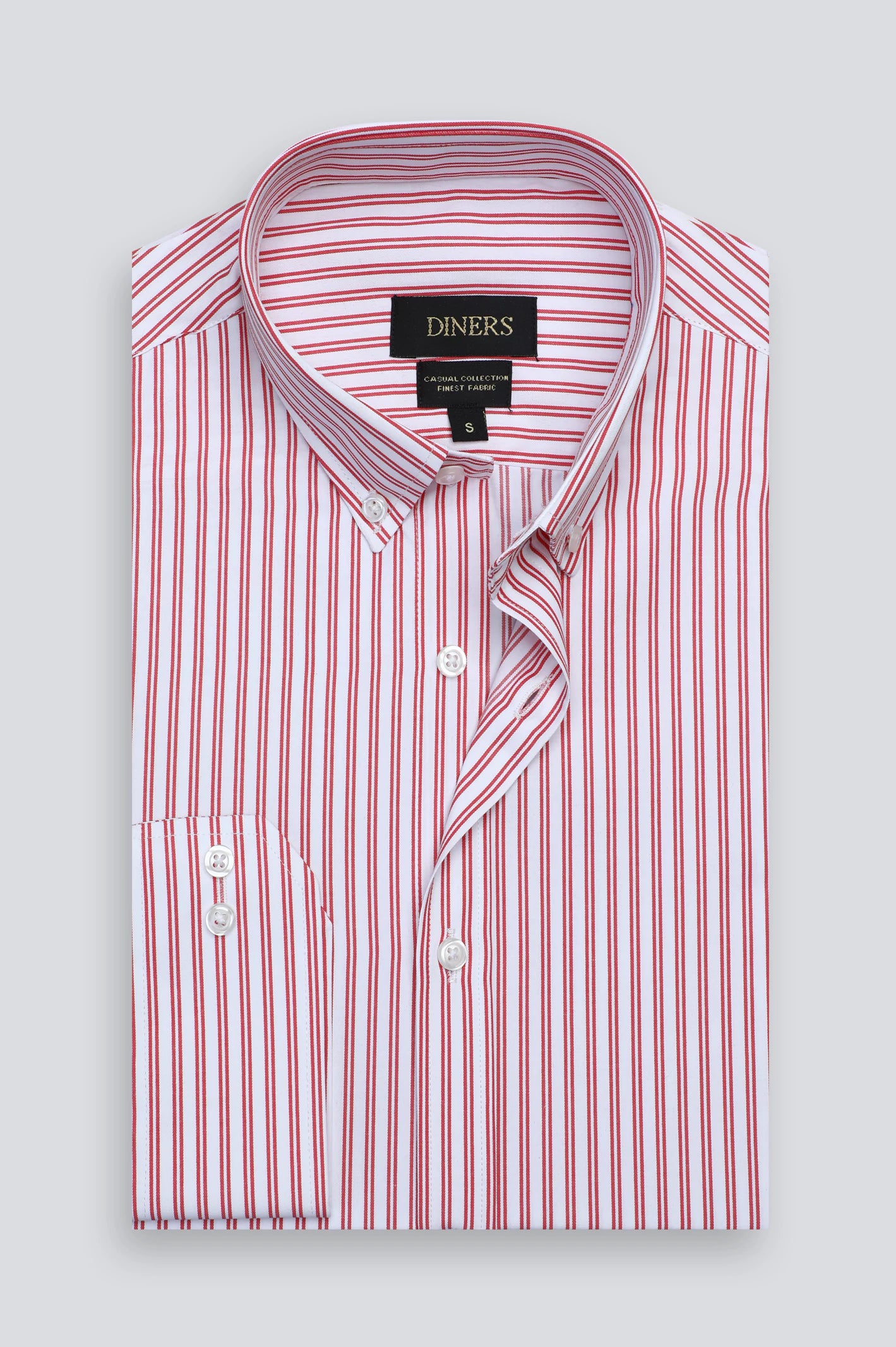 Red Stripe Casual Shirt