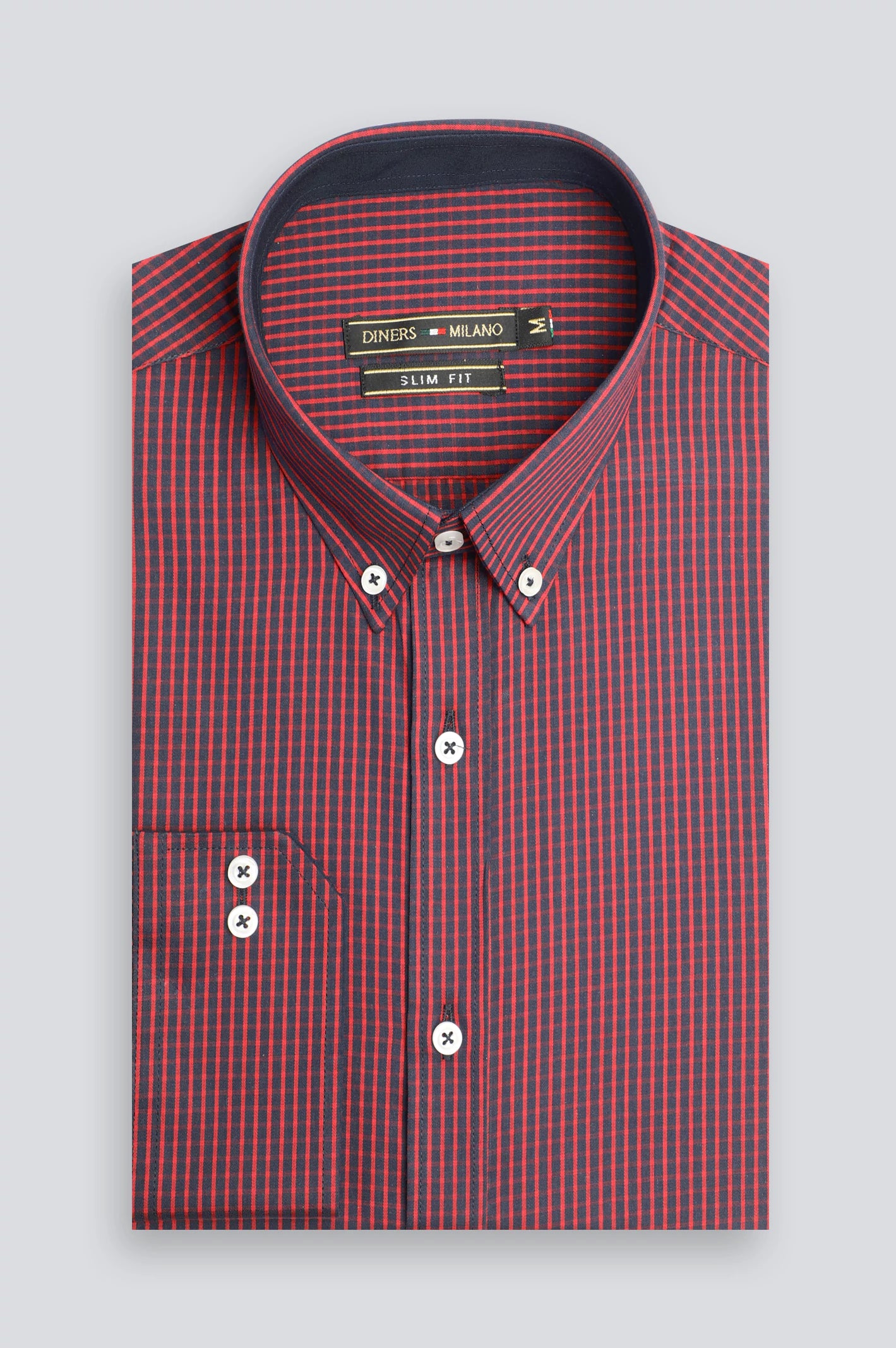 Multicolor Mini Check Casual Shirt