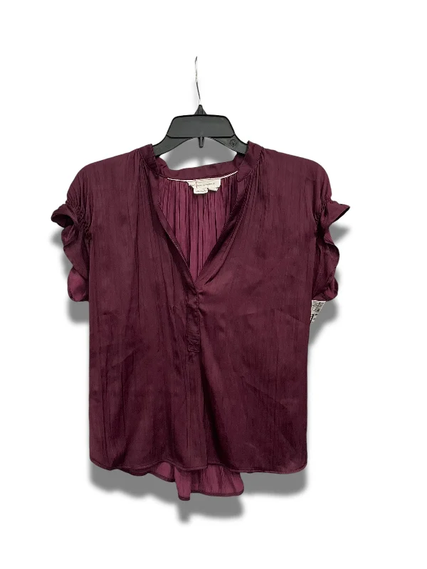 Blouse Sleeveless By Anthropologie In Purple, Size: S