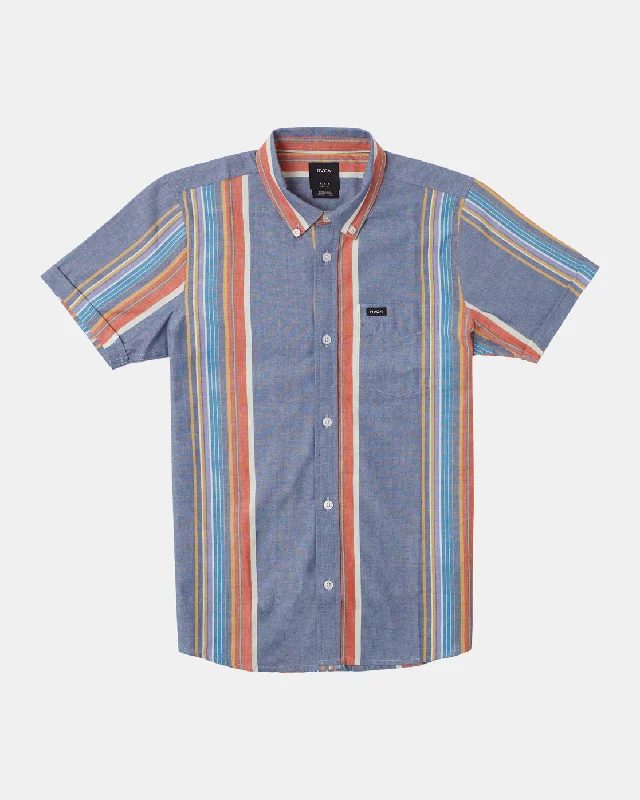 Boys Mayday Stripe Short Sleeve Shirt - Multi