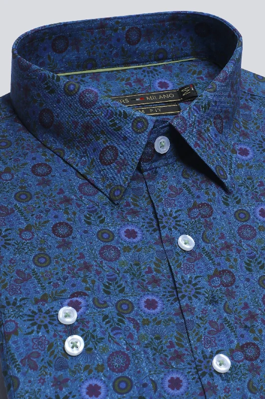 Multicolor Printed Casual Milano Shirt