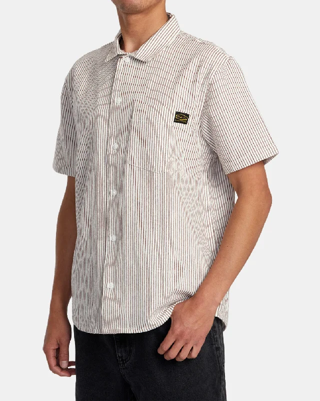 Dayshift Stripe II Short Sleeve Shirt - Natural