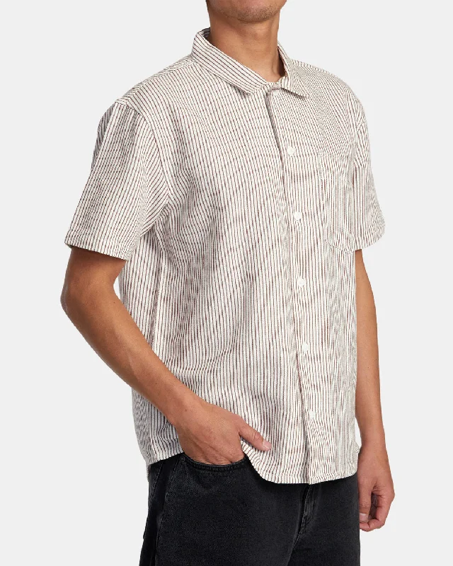 Dayshift Stripe II Short Sleeve Shirt - Natural