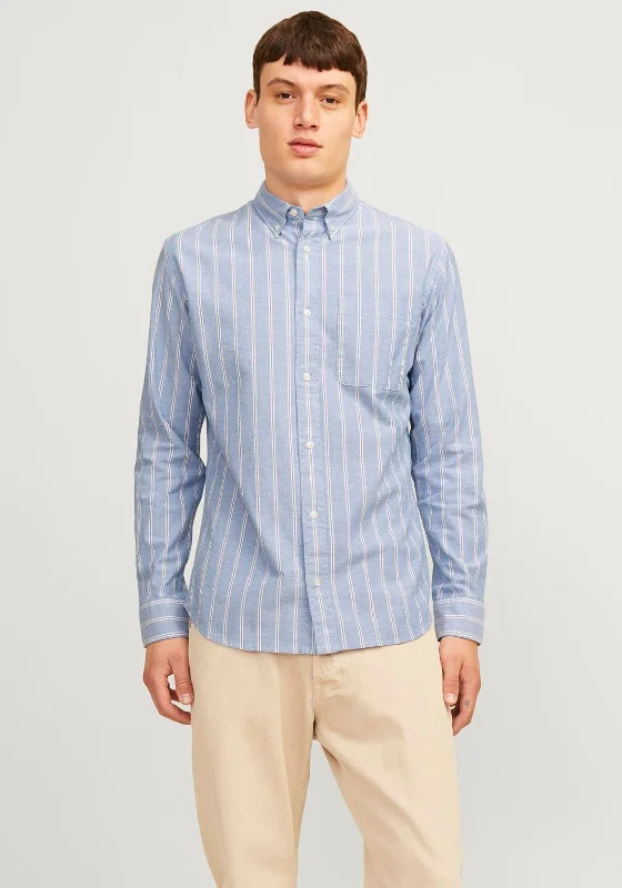 Jack & Jones Brook Oxford Stripe Shirt, Blue