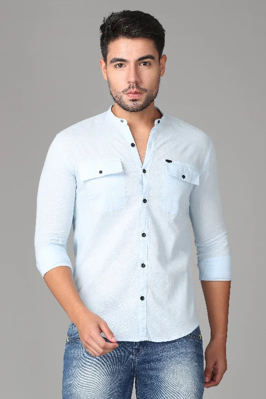 Light Blue Plain Shirt