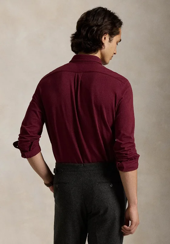 Ralph Lauren Featherweight Mesh Shirt, Wine