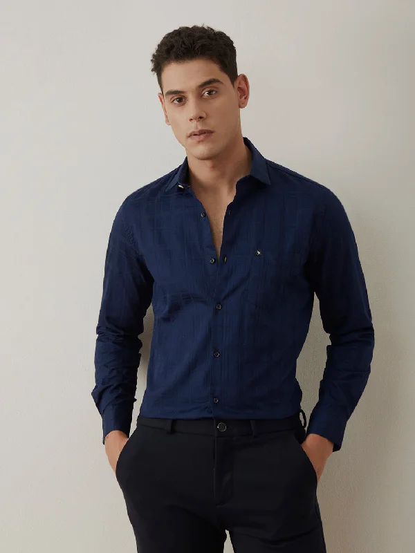 Navy Plain Shirt