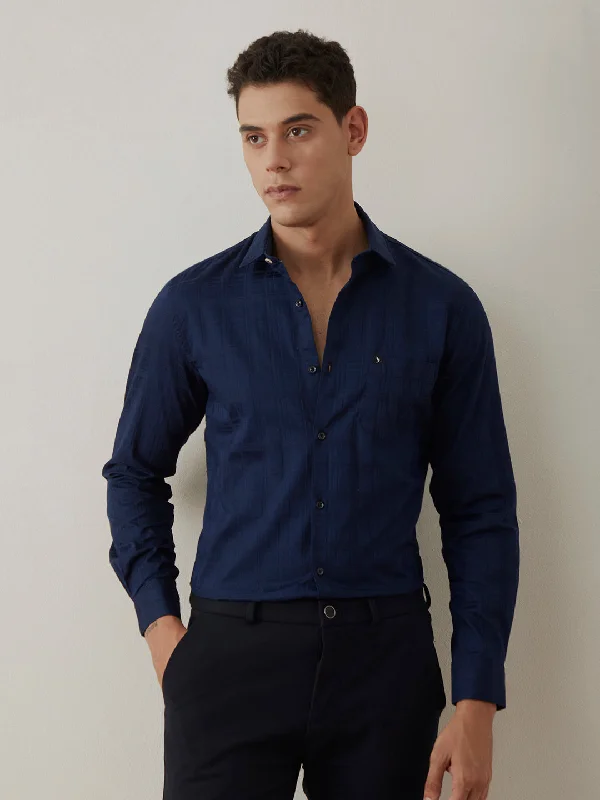 Navy Plain Shirt