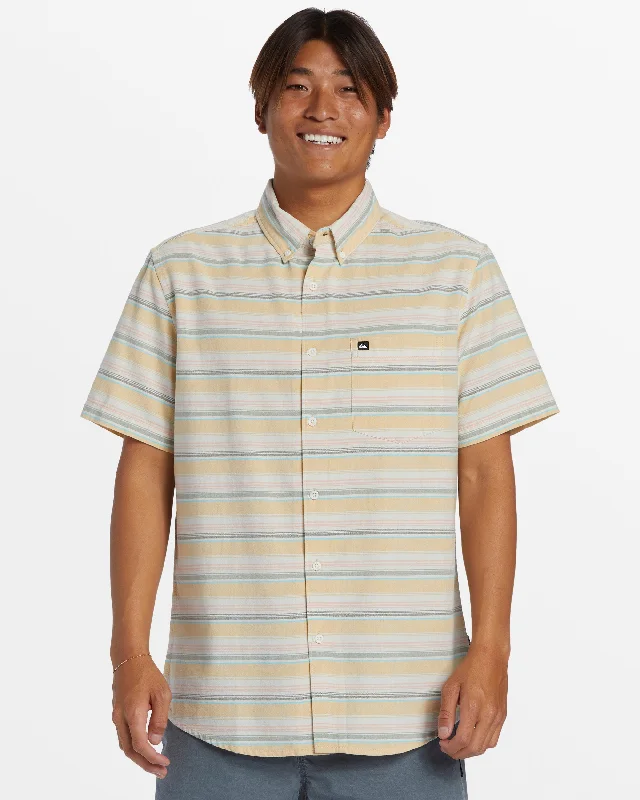 Oxford Stripe Classic Short Sleeve Shirt -