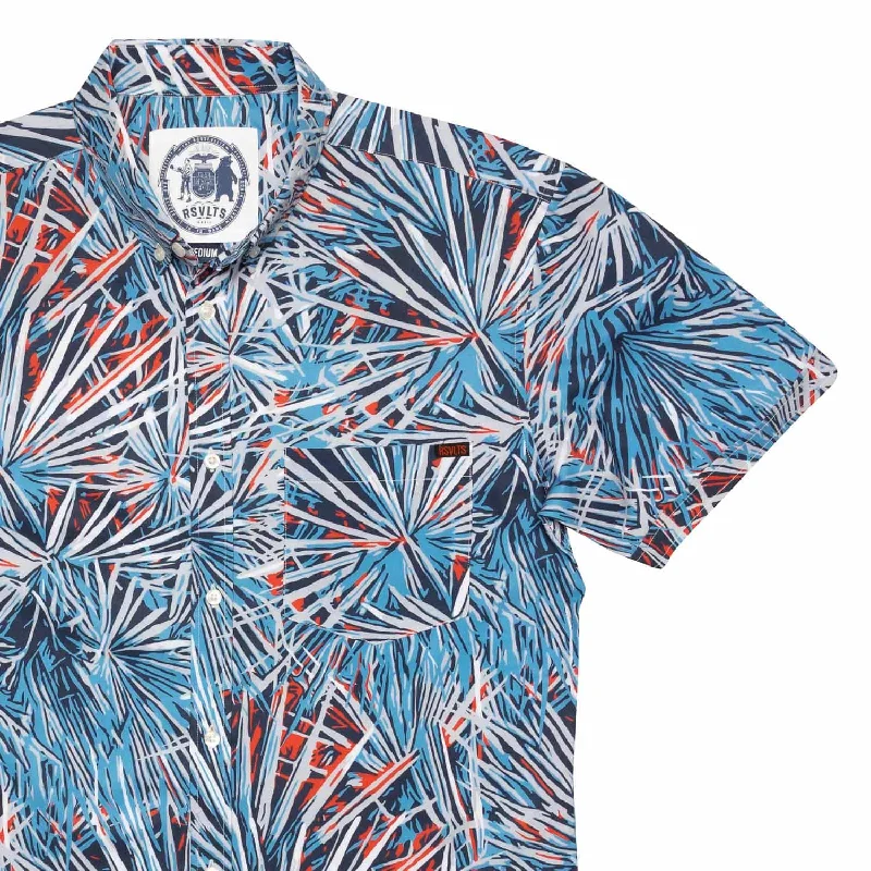 Red, White, and Bloom – KUNUFLEX Short Sleeve Shirt