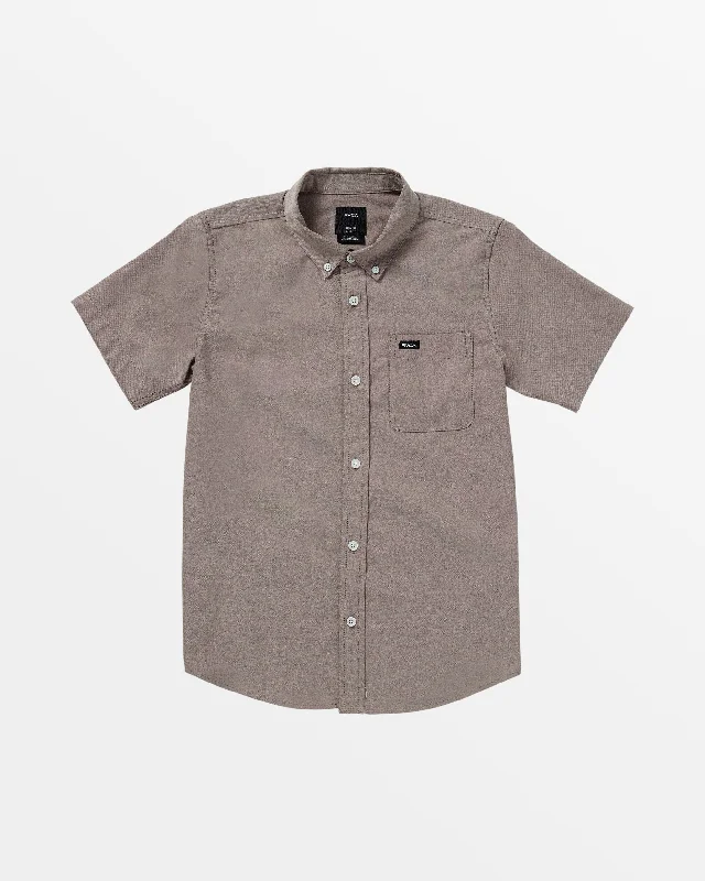 Boys That'll Do Short Sleeve Shirt - Plum Ash