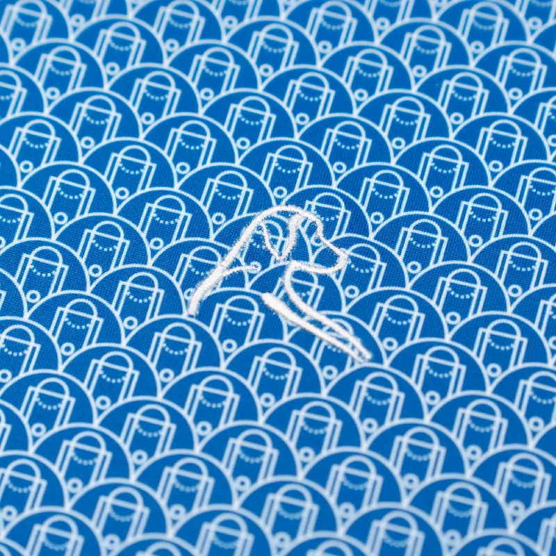 The Hard In The Paint | Performance Polo | The Hard In The Paint - Cobalt Blue/White