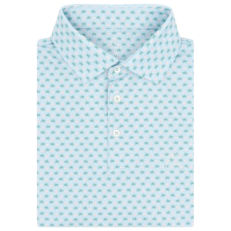 The Spring Ball | Performance Polo | The Spring Ball - Pale Blue