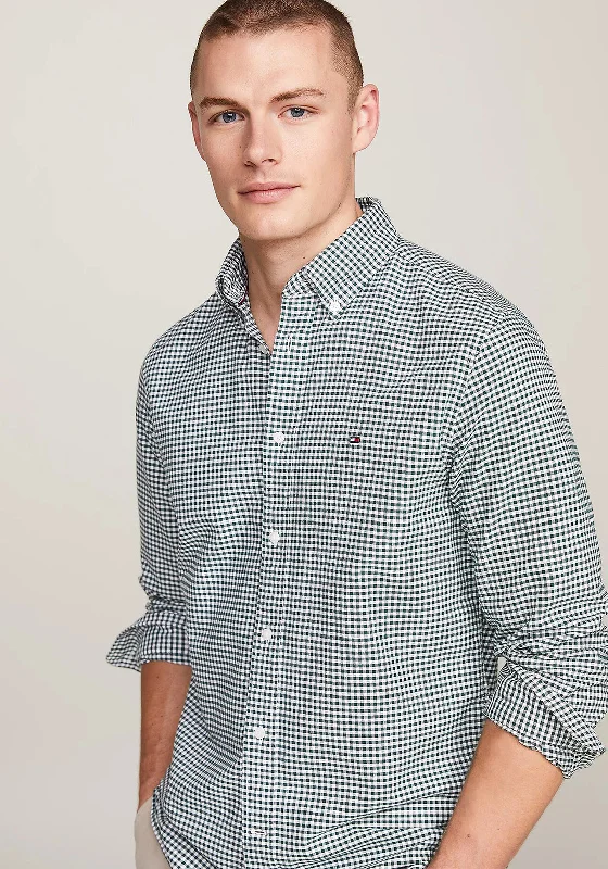 Tommy Hilfiger Heritage Gingham Oxford Shirt, Ornamental Green