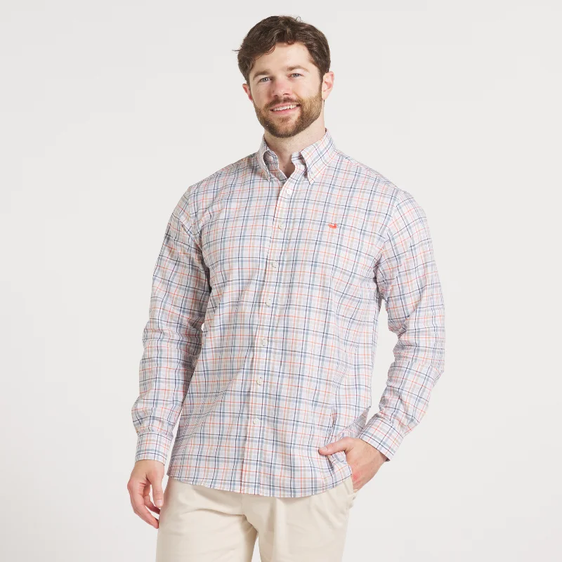 Van Buren Performance Grid Dress Shirt