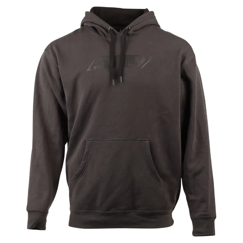 509  Mens Dark Grey Legacy Pullover Hoodie Classic Draw Cord Hood Sweatshirt