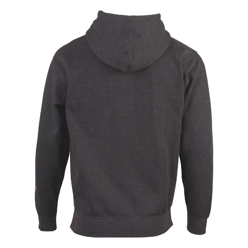 509  Mens Dark Grey Legacy Pullover Hoodie Classic Draw Cord Hood Sweatshirt