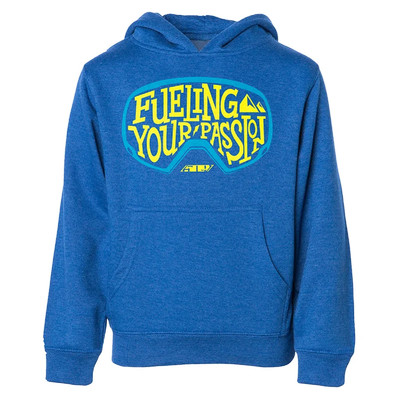 509  Youth Royal Blue Fueling Your Passion Graphic Pullover Hoodie Hoody