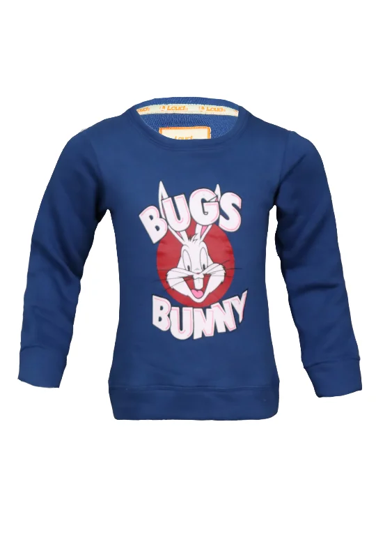 BOYS BUGS & BUNNY PRINT SWEATSHIRT