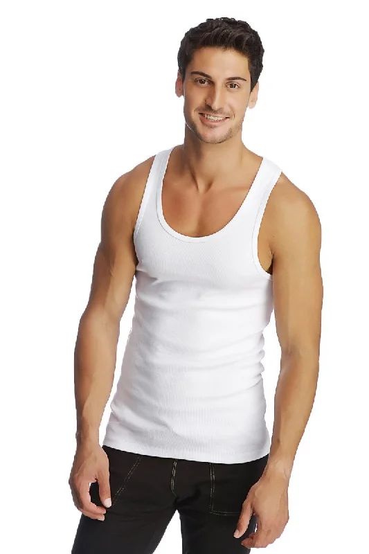 Edge Sustain Tank Top (White)