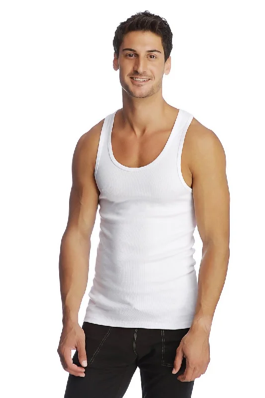 Edge Sustain Tank Top (White)