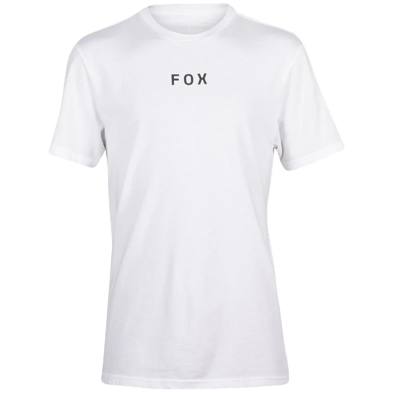 Fox Racing  Mens Flora Short Sleeve Premium Tee T-Shirt Casual Cotton Optic White