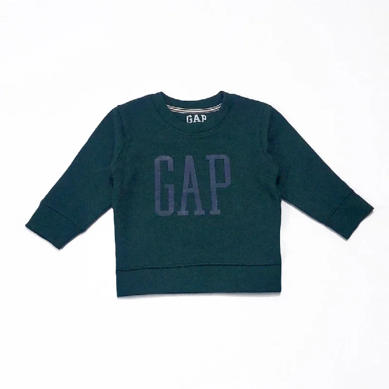 GAP - Kids 'Dark Green' Round Neck Sweatshirt GP923