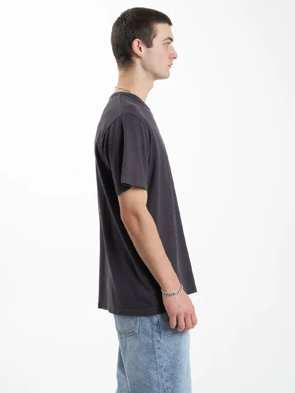 Hemp Thrills Embro Merch Fit Tee - Slate