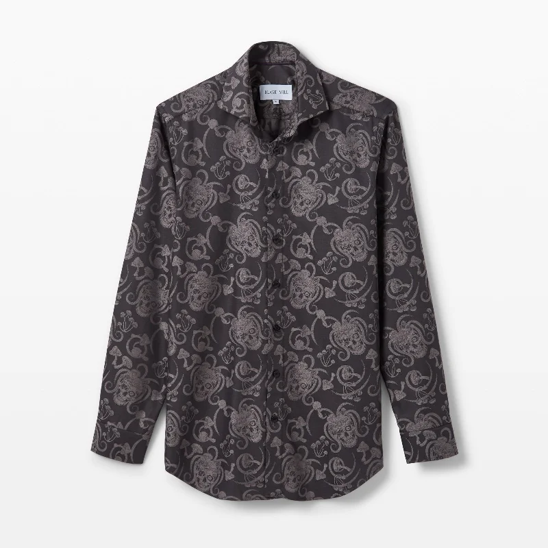 Jacquard Stoned Skulls Shirt