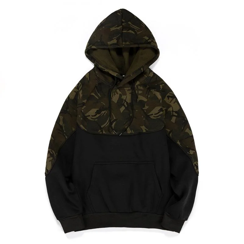 Men's Casual Sports Camouflage Hooded Sweatshirt 48330342TO