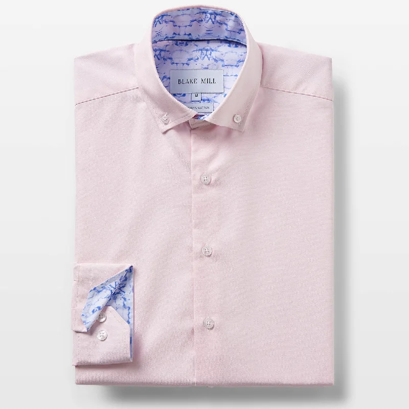 Pink Oxford with Know Your Mind Accents Button-Down Shirt