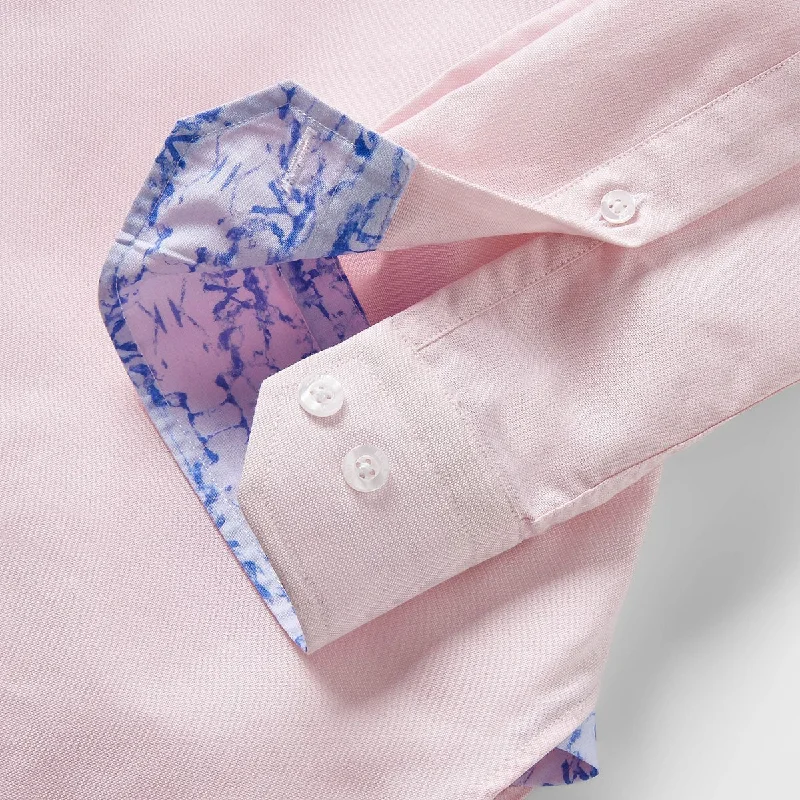 Pink Oxford with Know Your Mind Accents Button-Down Shirt