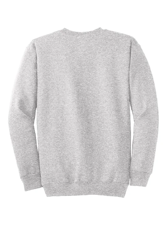 Port & Company Mens Essential Pill Resistant Fleece Crewneck Sweatshirt - Ash Grey