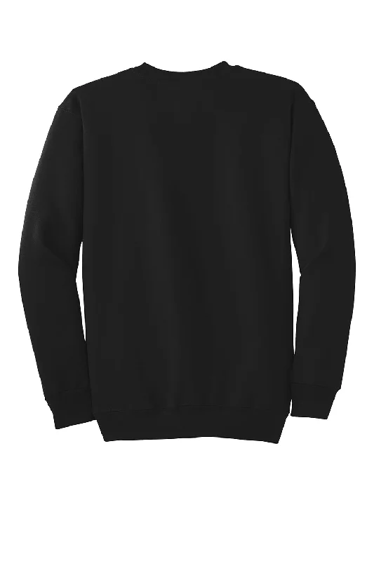 Port & Company Mens Essential Pill Resistant Fleece Crewneck Sweatshirt - Jet Black