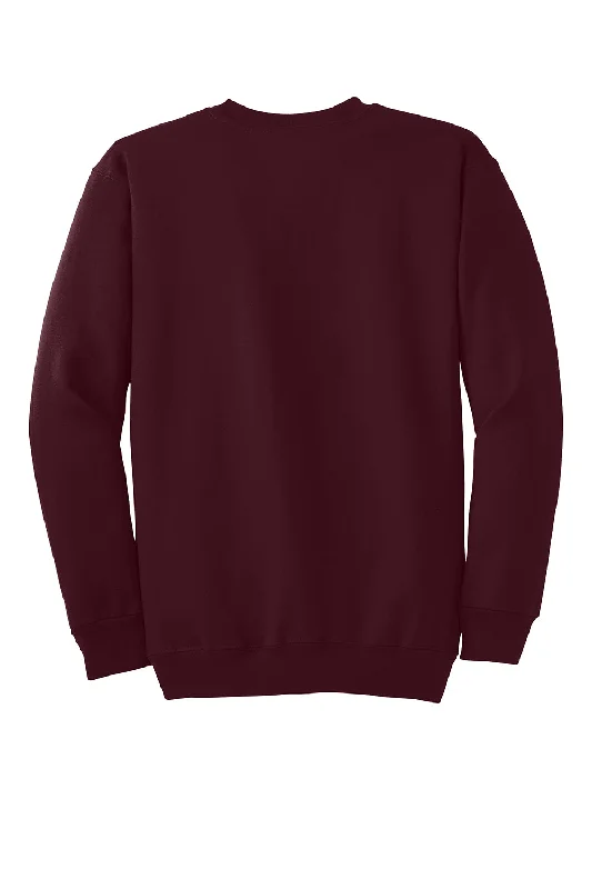 Port & Company Mens Essential Pill Resistant Fleece Crewneck Sweatshirt - Maroon