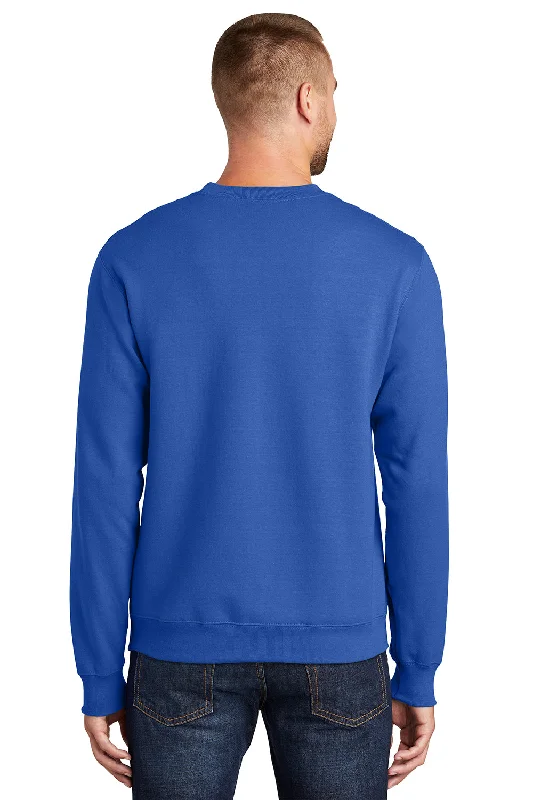 Port & Company Mens Essential Pill Resistant Fleece Crewneck Sweatshirt - Royal Blue