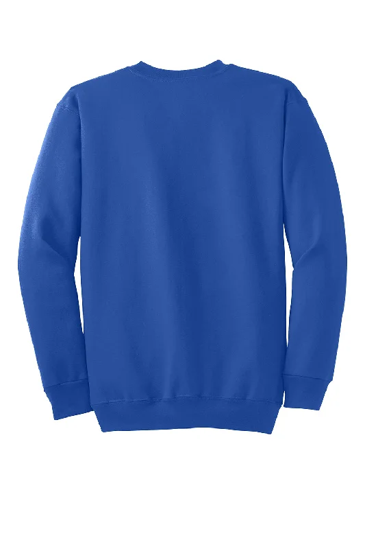 Port & Company Mens Essential Pill Resistant Fleece Crewneck Sweatshirt - Royal Blue