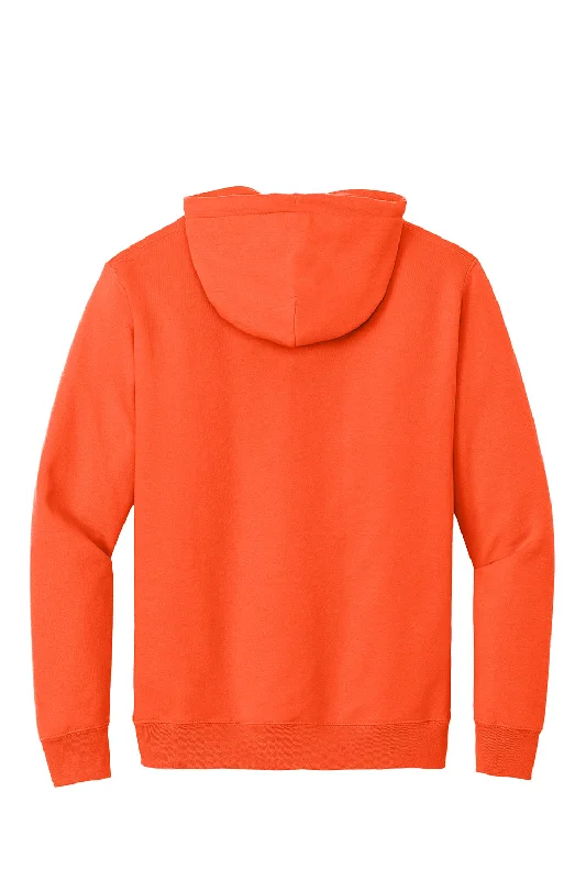 Port & Company Mens Essential Pill Resistant Fleece Hooded Sweatshirt Hoodie - Safety Orange