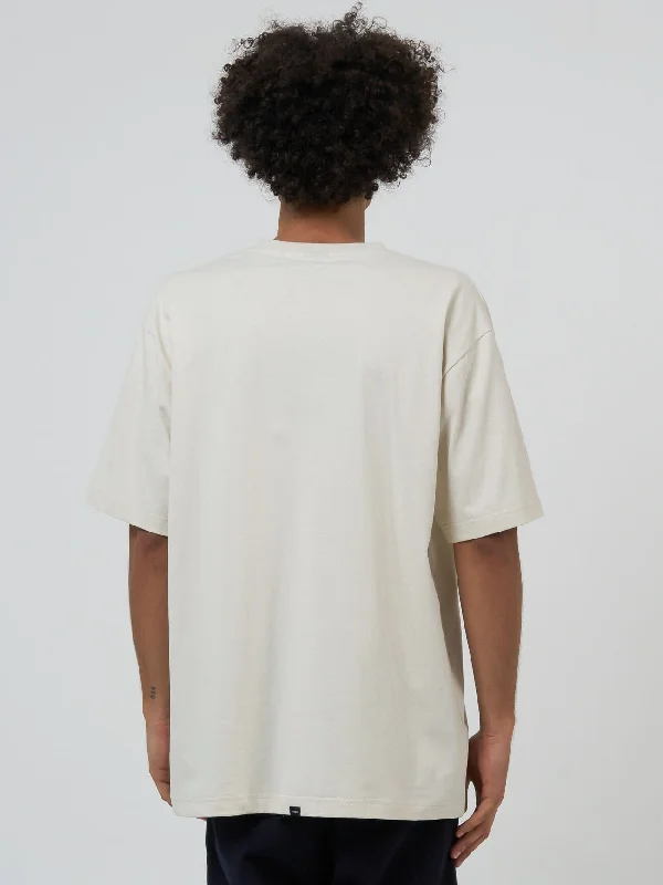 Thrills Union Workwear Oversize Fit Pocket Tee - Heritage White