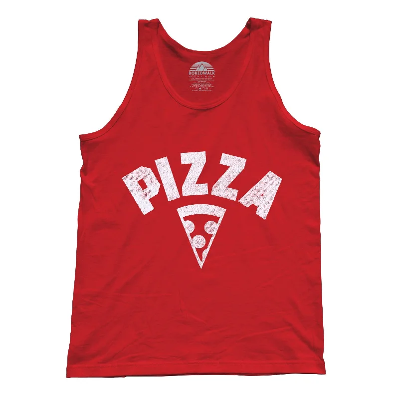 Unisex Team Pizza Tank Top Vintage Retro Athletic Logo Inspired