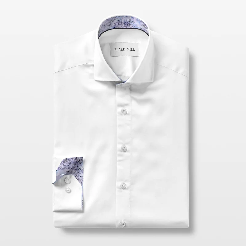 White with Times March Accents Shirt